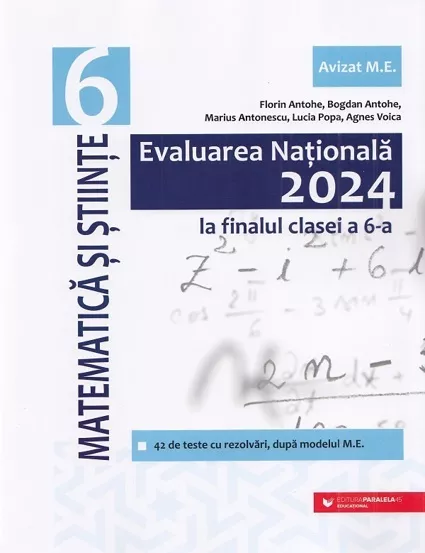 Evaluarea Nationala 2024. Matematica si stiinte - Clasa 6 (resigilat)
