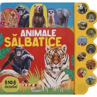 Animale salbatice. Carte sonora cu 10 sunete (resigilat)