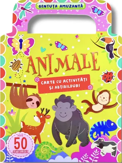 ANIMALE - CARTE CU ACTIVITATI - GENTUTA AMUZANTA