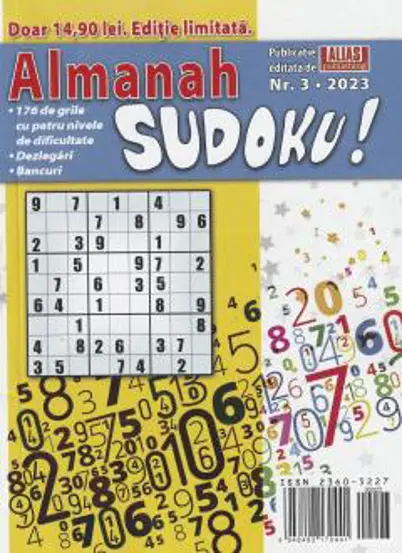 Almanah Sudoku Nr. 3/ 2023