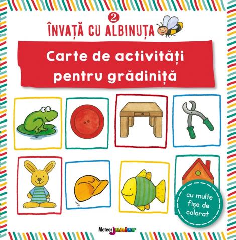 Carte de activitati pentru gradinita. Invata cu albinuta Vol. 2