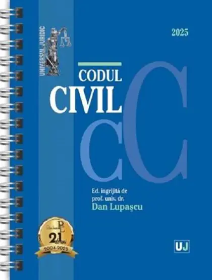 Codul civil Ianuarie 2025 Ed. Spiralata