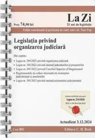 Legislatia privind organizarea judiciara Act.3 decembrie 2024 Ed. Spiralata