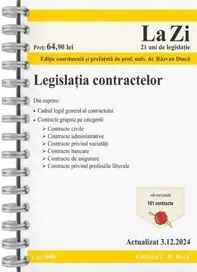 Legislatia contractelor Act.3 decembrie 2024 Ed. Spiralata