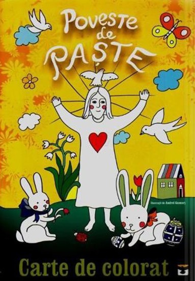 Poveste de Paste. Carte de colorat