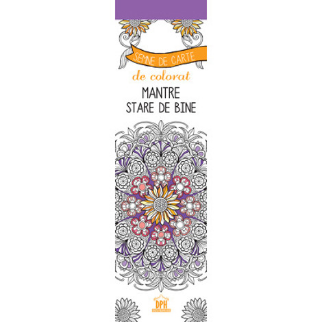 Semne de carte de colorat - Mantre - Stare de bine