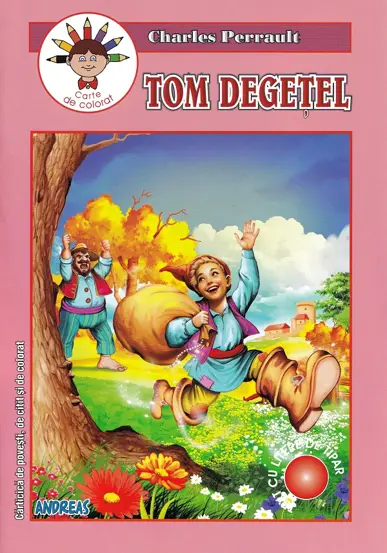 Tom Degetel. Carte de colorat (resigilat)