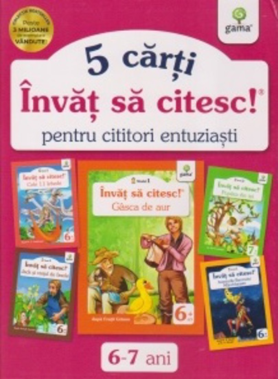 Pachet "Invat sa citesc pentru cititori entuziasti 3" - 6-7 ani (resigilat)