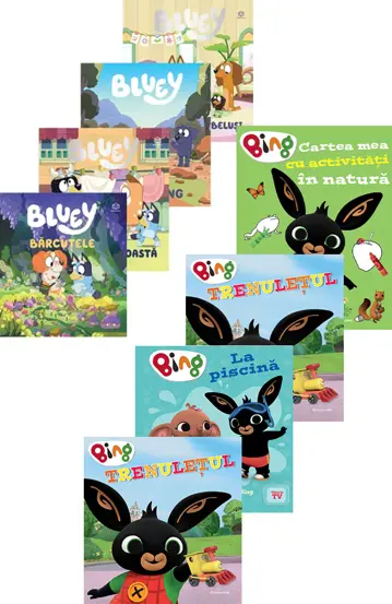 Pachet Bing si Bluey – primii pasi in lectura