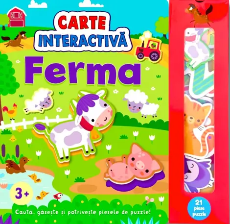 Ferma. Carte interactiva cu piese puzzle