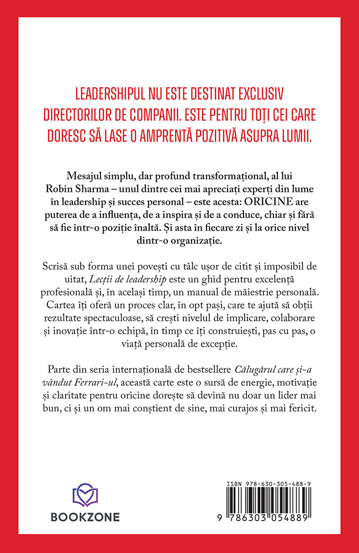 Lectii de leadership de la Calugarul care si-a vandut Ferrari-ul
