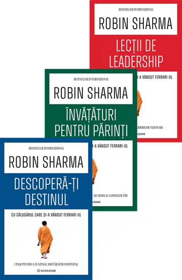 Pachet Trilogia Calugarului care si-a vandut Ferrari-ul 