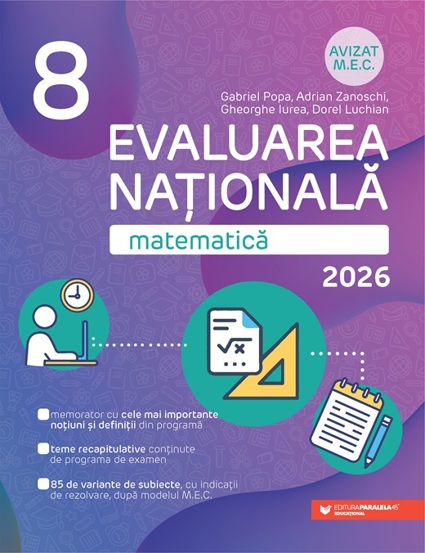 Matematica. Evaluare Nationala 2026. Clasa a VIII-a