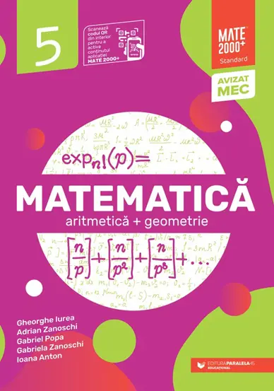 Matematica. Aritmetica, geometrie. Clasa a V-a. Mate 2000 – Standard