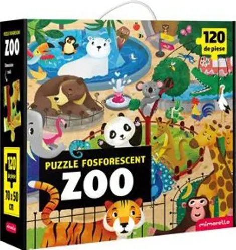 Joc educativ - Puzzle Fosforescent Mimorello - ZOO
