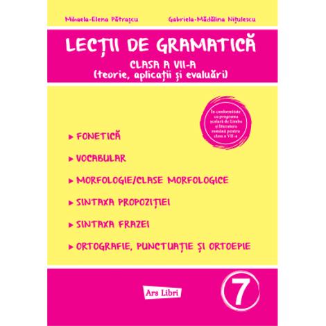Lectii de gramatica - clasa a VII-a