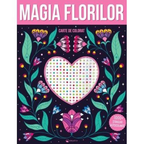 Magia florilor – 1000+ strasuri autocolante