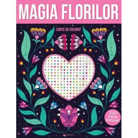 Magia florilor – 1000+ strasuri autocolante