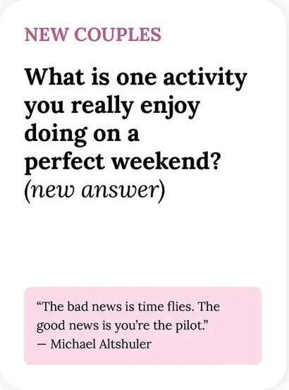 New Couples Deck Physical