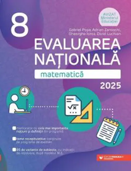 Evaluarea Nationala 2025. Matematica - Clasa 8 (resigilat)