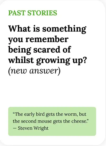 Past Stories Deck Physical