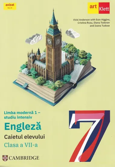 Limba engleza. Limba moderna 1 - Clasa 7 - Studiu intensiv  - Caietul elevului