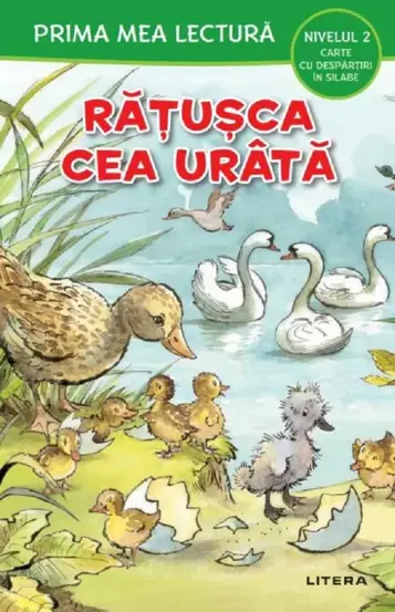 PRIMA MEA LECTURA. RATUSCA CEA URATA. Carte cu despartiri in silabe. Nivelul 2