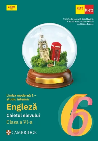 Limba engleza. Limba moderna 1 studiu intensiv - Clasa 6 - Caietul elevului