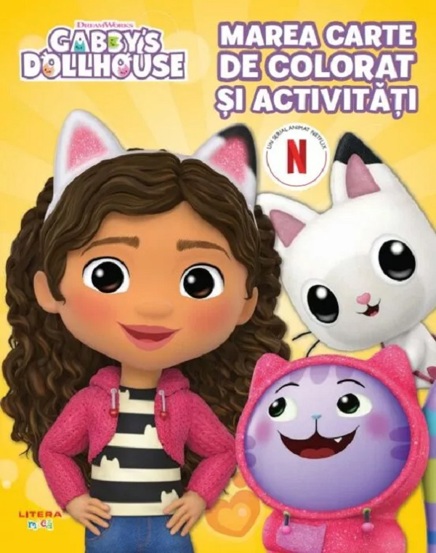 Gabby's Dollhouse. Marea carte de colorat si activitati