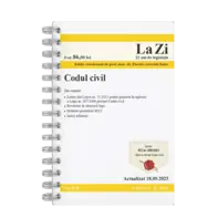 Codul civil. Cod 808. Actualizat la 18.09.2025 Editie SPIRALATA