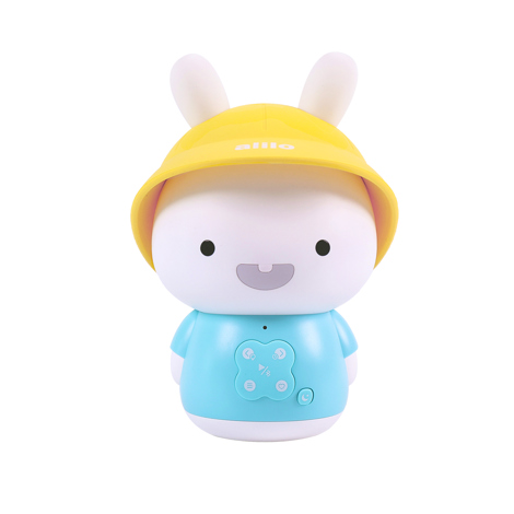Alilo Baby Bunny - Iepuras interactiv cu povesti si cantece, albastru, RO/EN