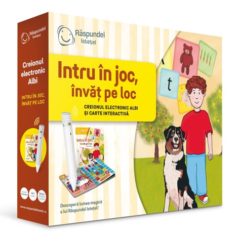 Pachet Raspundel Istetel, creion si carte Intru in joc, invat pe loc