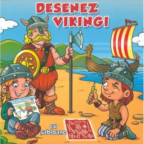 Desenez vikingi cu sabloane