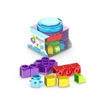 Primii pasi cuburi de constructie pentru bebelusi