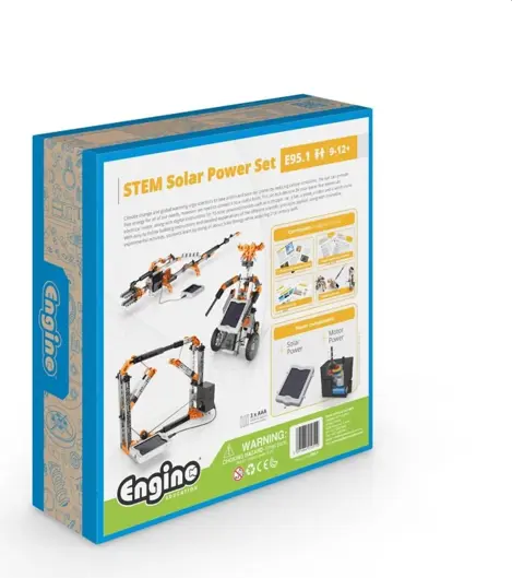  Joc educativ STEM set de construit diferite modele actionate cu energie solara