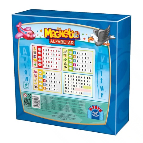 Joc magnetic-alfabetar cu tabla