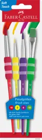 Set 4 pensule soft touch Faber Castell