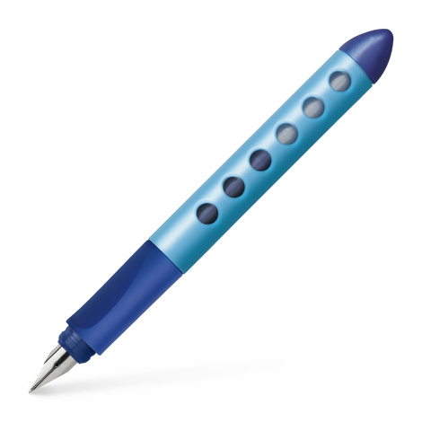 Stilou scolar Scribolino albastru, dreptaci Faber Castell