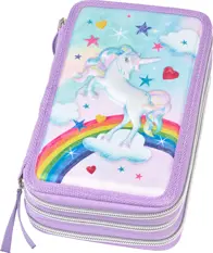 Penar echipat 44 piese 3 fermoare unicorn Faber Castell