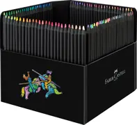 Creioane colorate 100 culori black edition Faber Castell