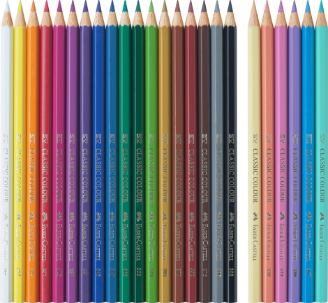 Creioane colorate 18+6 culori unicorni Faber Castell