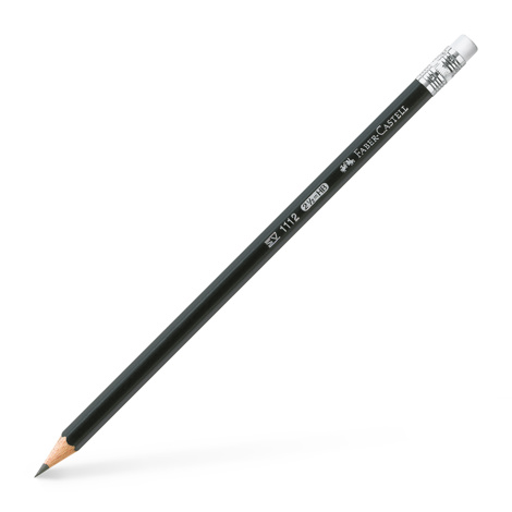 Creion grafit HB cu guma 1112 Faber Castell
