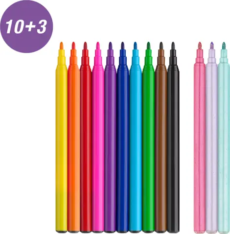 Carioca 10+3 culori unicorni Faber Castell