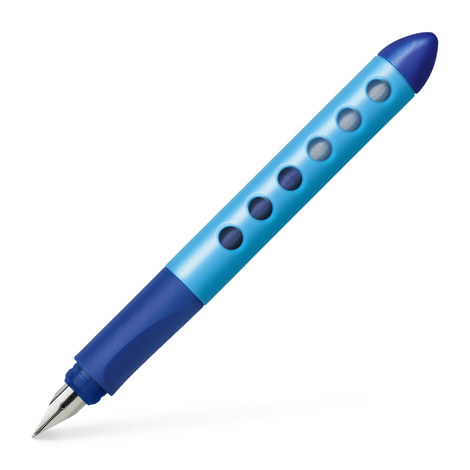 Stilou scolar Scribolino albastru, stangaci Faber Castell