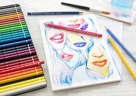 Creioane colorate 36 culori Polychromos Faber Castell