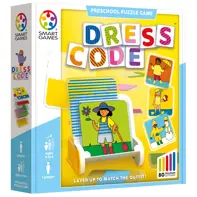Smart Games - Dress Code, joc de logica cu 80 de provocari, 4+ ani, editie internationala