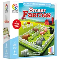 Smart Games - Smart Farmer, joc de logica cu 60 de provocari, 4+ ani, editie lb. Romana