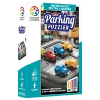 Smart Games - Parking Puzzler, joc de logica cu 60 de provocari, 6+ ani, editie lb. Romana