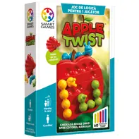 Smart Games - Apple Twist, joc de logica cu 60 de provocari, 5+ ani, editie lb. Romana