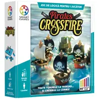 Smart Games - Pirates Crossfire, joc de logica cu 80 de provocari, 7+ ani, editie lb. Romana